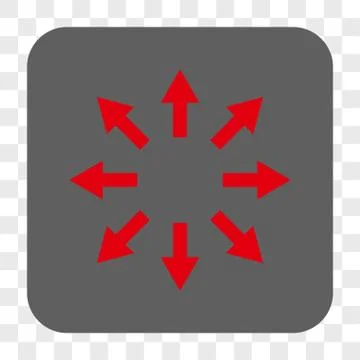 Radial Arrows Interface Toolbar Button イラスト素材