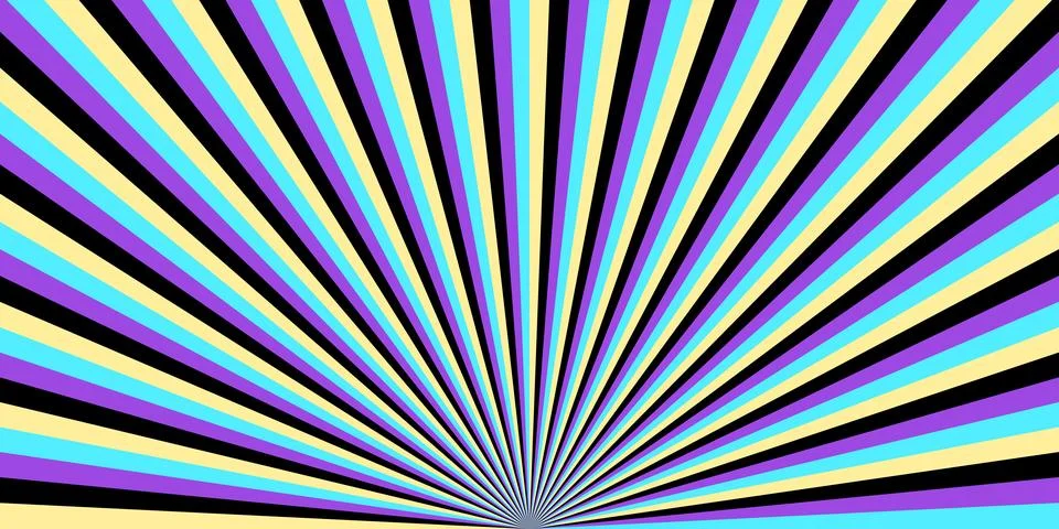 Radial background. Abstract comic book template with rays. Sunburst illustration イラスト素材