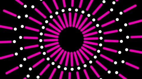 Radial Beam Pattern Stock Footage 334342390