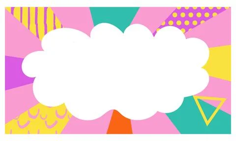 Radial beam stripes title vector abstract background. Comic page layout with Stock Illustration