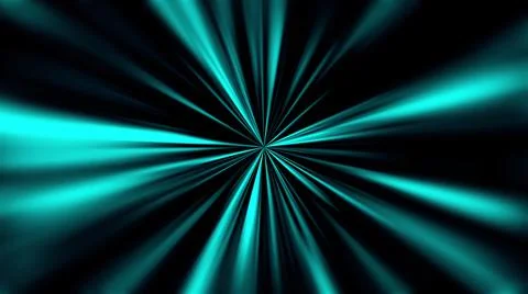 Radial blurred rays, computer generated. 3d glowing background Stock Illustration