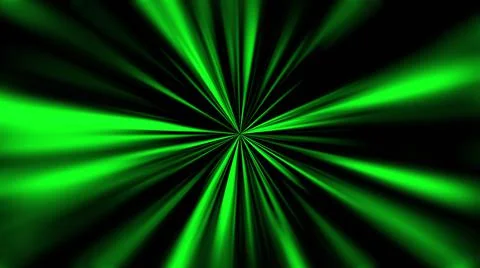 Radial blurred rays, computer generated. 3d glowing background Stock Illustration