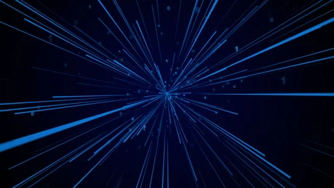 Radial Burst Numerical Data Technology Video Animated Background Stock Footage 341659126