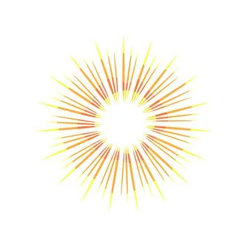 Radial burst rays abstract explosion energy concept Illustrazione stock