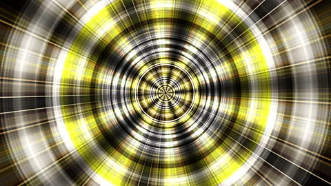 Radial circular abstract multicolored Vortex light loop animation Stock Footage 147983184