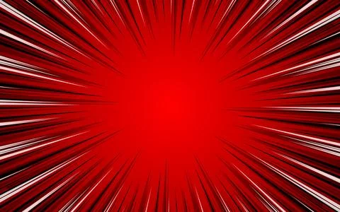 Radial comic background. Speed line wallpaper with pop art halftone texture.. Stock Illustration
