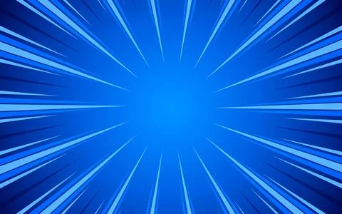 Radial comic background. Speed ??lines wallpaper with pop art halftone text.. Stock Illustration