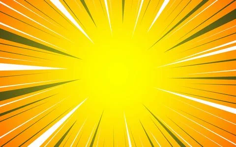 Radial comic background. Speed ??lines wallpaper with pop art halftone text.. Stock Illustration