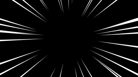 Radial comic speed lines seamless loop animation with white abstract lines. Vídeos de archivo 316498582
