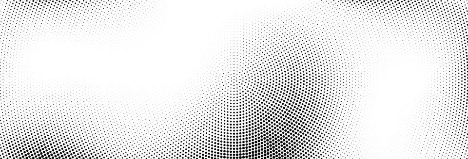 Radial dotted noise gradient texture. Concentric halftone grain background Stock Illustration