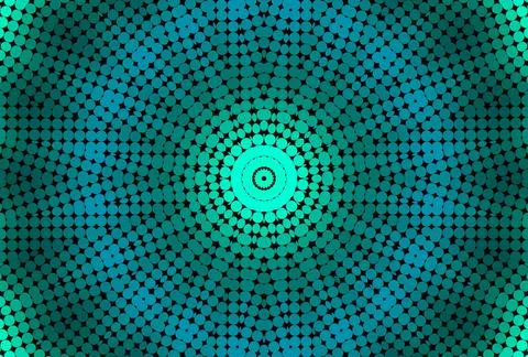 Radial dotted pattern Abstract emerald background with radial dotted patte... Stock Photos