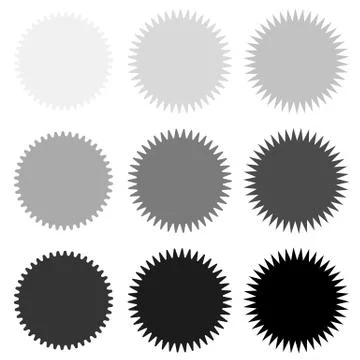 Radial element(s)  Monochrome, black and white abstract shapes 스톡 일러스트