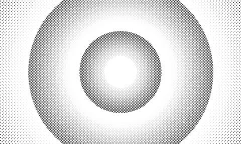 Radial halftone texture pattern background, radial gradation 스톡 일러스트