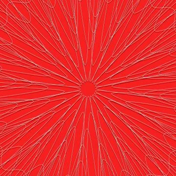 Radial irregular lines pattern. Random asymmetric lines texture Illustrazione stock