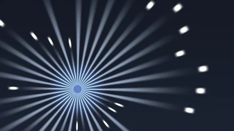Radial light patterns on a dark background Stock Footage 339324439