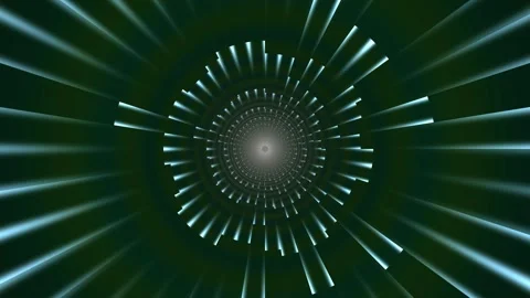 Radial Light Tunnel Vortex Seamless Loop Stock Footage 342392369