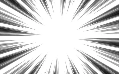 Radial line background for comic books. Manga speed frames, superhero actio.. Illustrazione stock