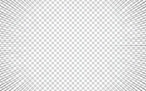 Radial line background for comic books. Black and white. Vector illustration. Stock Illustration