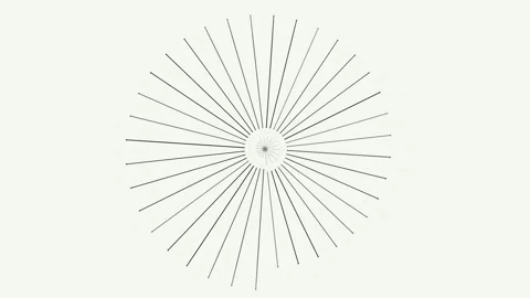 Radial Line Burst Animation for Presentation Backdrop and Visual Effects 库存影片 332885443