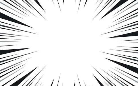 Radial lines background for comic books. Manga speed frame, explosion backg.. Illustrazione stock