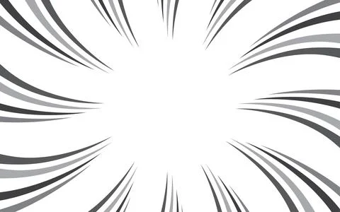 Radial lines background for comic books. Manga speed frame, explosion backg.. Stock Illustration