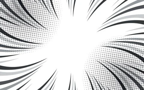 Radial lines background for comic books. Manga speed frame, explosion backg.. Illustrazione stock