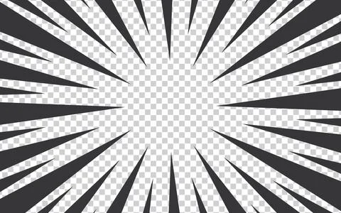 Radial lines background for comic books. Manga speed frame, superhero actio.. Stock Illustration