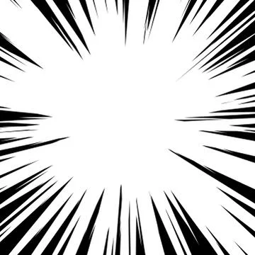 Radial lines for comic book vector explosion texture design Stock Illustration