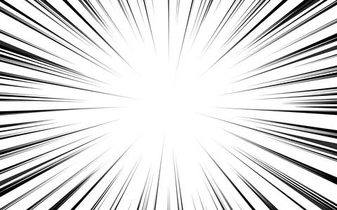 Radial lines in comics. Comic background with lines of motion and speed. Ve.. Stock Illustration