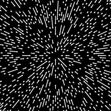 Radial lines element. Abstract radiating irregular lines 스톡 일러스트