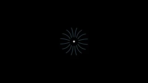 Radial Lines Loading Screen Perfect Loop Stock Footage 340925862