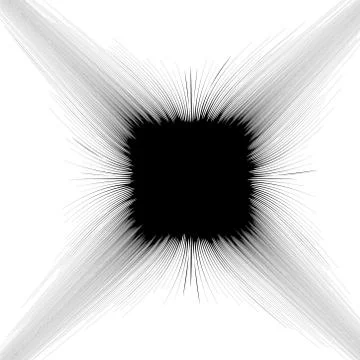 Radial lines rays, beams abstract illustration. Radiating random lines concen 스톡 일러스트