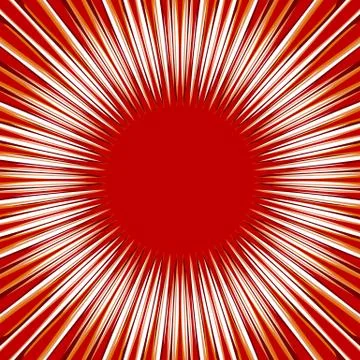 Radial lines, rays, beams circular pattern. Sunburst, starburst with concentr Illustrazione stock