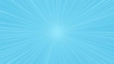 Radial lines of warp effect (light blue) 스톡 일러스트