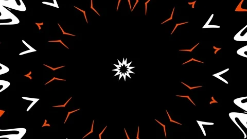 Radial mandala motion background with dynamic geometric expansion effect Vídeo Stock 336013810