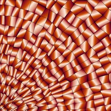 Radial   mosaic - vector illustration Stock Illustration
