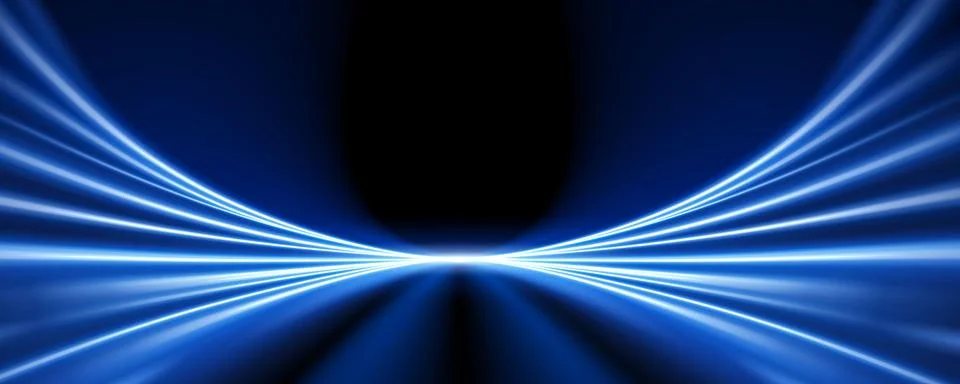 Radial motion blur creating dynamic tunnel effect Stock Illustration