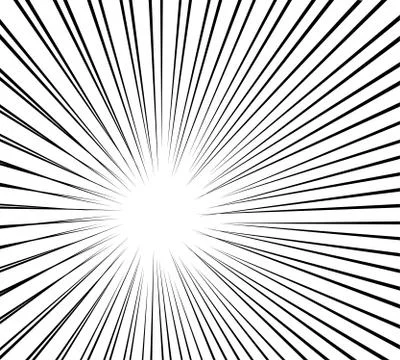 Radial motion lines background texture abstract pattern design Stock Illustration