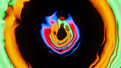 Radial multi-colored shimmers of a looped background. Stock Footage 177019702