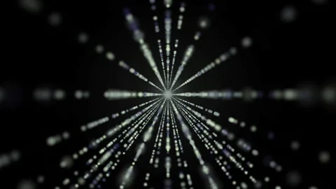 Radial particles bursting Stock-Footage 343335174