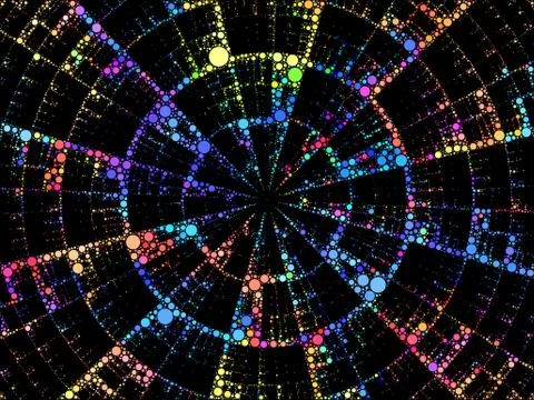 Radial pattern Illustrazione stock