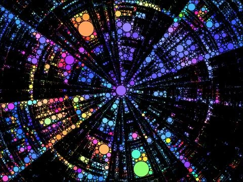 Radial pattern Stock Illustration