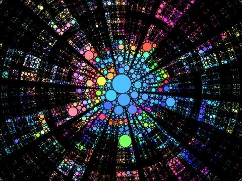 Radial pattern 库存插图