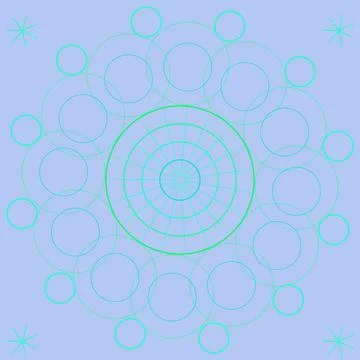 Radial Pattern 스톡 일러스트