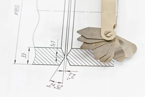 The radial pattern Lie on draft Foto stock