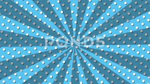 Radial Polka dot background Stock Illustration