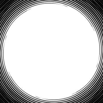 Radial, radiating lines abstract element. Circular pattern of rays, beams. Ri Stock Illustration