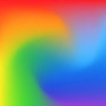 Radial rainbow gradient background. Blurred vortex bright abstract wallpaper Illustrazione stock