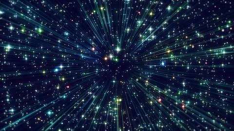 A radial ray pattern radiates from the center. Vídeos de archivo 297957191