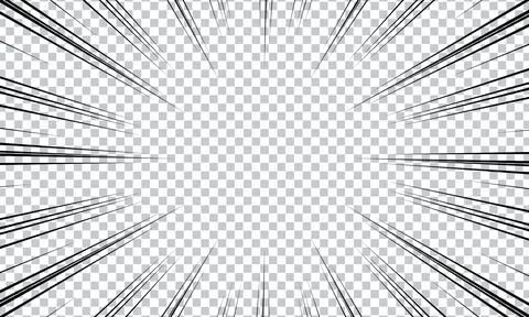 Radial rays background. Japanese radius cartoon pattern abstract background Stock Illustration